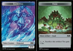 Elemental Token // Food Token (011) - Foil